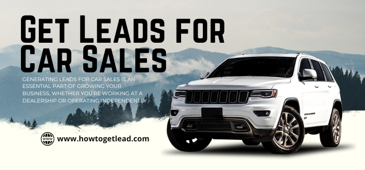 Get Leads for Car Sales